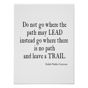 vintage_emerson_inspirational_leadership_quote_poster ...
