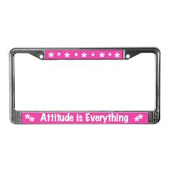 Attitude is Everything License Plate Frame