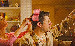 ... dule hill gif:psych Maggie Lawson tim omundson psych slumber party