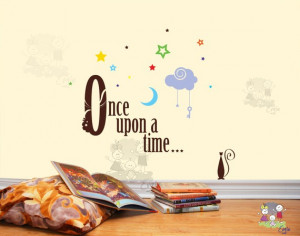 Once Upon a Time - Inspirational Quotes Wall Decals - TXOU010