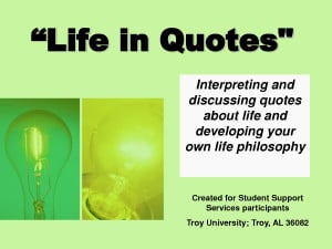 Life Quotes (PowerPoint) by MikeJenny