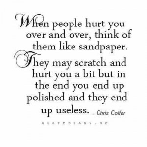 When people hurt you