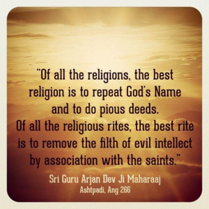Quote from Guru Granth Sahib Ji