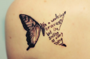... Therapy brand new eyes butterfly paramore tattoo all time low tattoo
