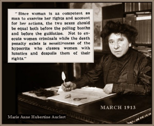 ... says the Duchesse d’Uzes, “isvery simple. Crime has no sex