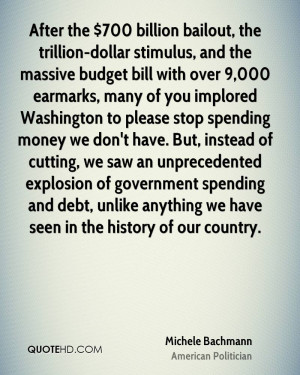 After the $700 billion bailout, the trillion-dollar stimulus, and the ...