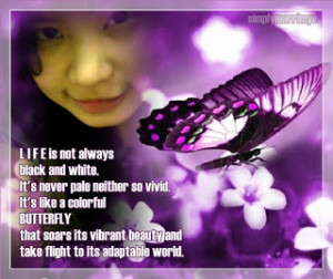 graceful flight of life is like a butterfly