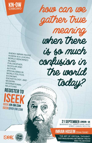 ... Sheikh Imran Hosein Live at ISEEK Conference, London (21st SEP 2013