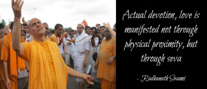 Radhanath Swami on devotion and seva