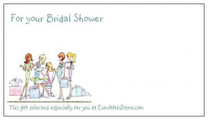 Bridal Shower Gift Tags, Bridal Shower Gift Tag Quotes, Bridal Shower ...