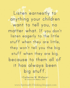 taking time to listen means so much