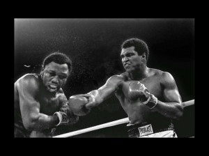 Muhammad Ali vs. Joe Frazier, 1 de octubre de 1975. (Foto: DIfusión)