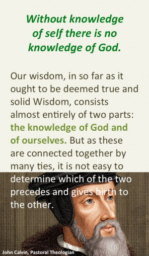 John Calvin on true wisdom