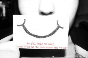 love, quote, sad, smile