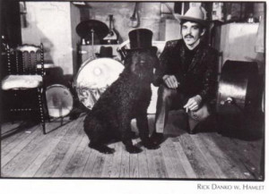 The dog. The Band. Rick Danko with his dog Hamet