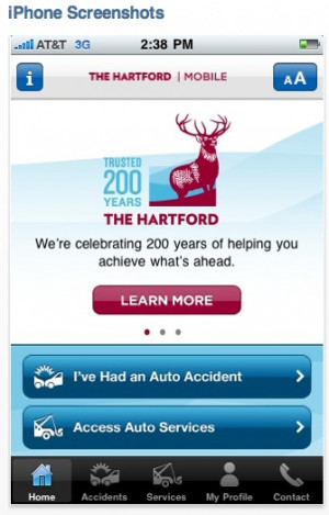 travelers insurance and the hartford insurance are a couple of