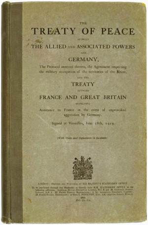 Treaty of Versailles Signed, Ending WW I Featured Hot