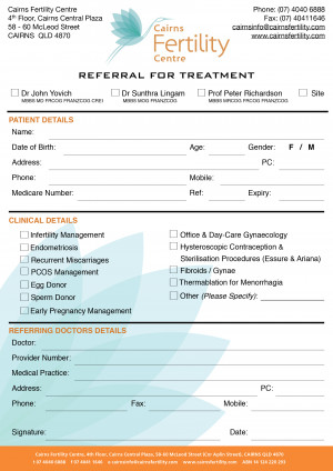 Medical Referral Forms