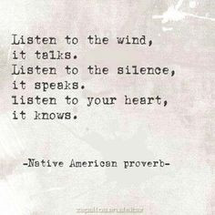 Native american proverb More