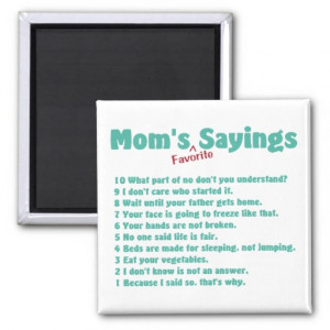 Mom Favorite Sayings Gifts For Her Cards