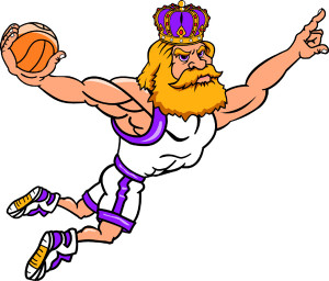 King Basketball Player Team