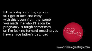 Father's Day Poem From Unborn Baby