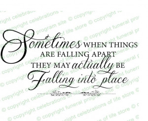 made, predesigned Inspirational Quotes About Life : When Things Fall ...
