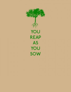 You Reap What You Sow Quotes