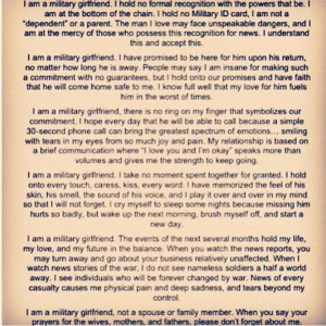 Military Girlfriend Quote Milso...