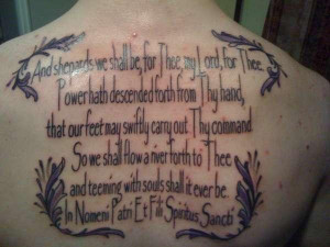 Prayer Tattooed