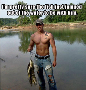 Sexy Man Fishing