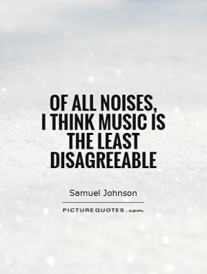 Music Quotes Samuel Johnson Quotes