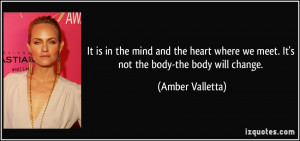 More Amber Valletta Quotes