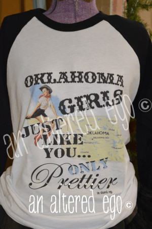 Oklahoma Girls Raglan