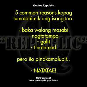 ... -nagtatampo -galit -tinatamad pero ito pinakamalupit... -NATATAE