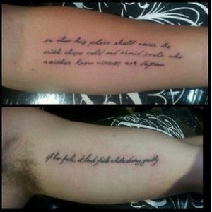 Cyrus' tattoo is a line from Roosevelt's famous 1910 speech which ...