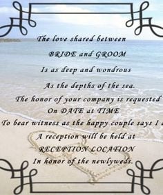 ... beach wedding quotes, beautiful seashore quotes for beach wedding