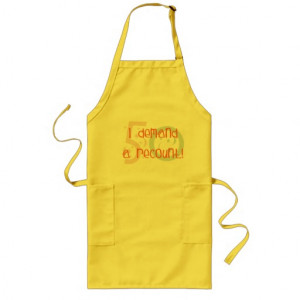 50th birthday gifts, I demand a recount! Aprons