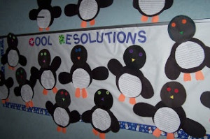 Fun in First Grade: Bulletin Board COOL RESOLUTIONS