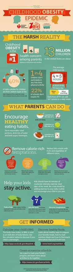 The Childhood Obesity Epidemic an infographic presented by the ...