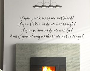 Shakespeare-Merchant-of-Venice-Wall-Art-Quote-Decal-Sticker-If-you ...