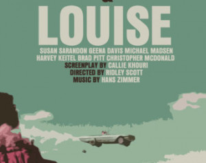 Ridley Scott Movie Poster Set: Thel ma & Louise / Prometheus ...