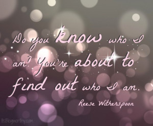 reese witherspoon arrested quote do you know who i am