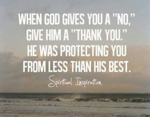 God's protecting us!