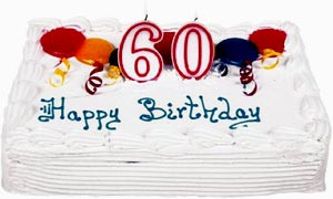 Funny 60 Birthday Cake Sayings