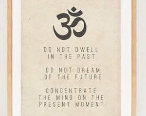 Buddhism poster Spiritual Typograp hy Wall Art Print - Buddha quotes ...