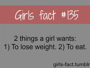 GIRLS FACTS , for more click herequotes ,funny , facts and relatable ...