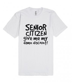 ... senior citizens wanting their damn discount. This funny senior citizen