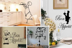 Huge Set Of 30 Jovial Italian Chefs Peel And Stick Wall Decals ...