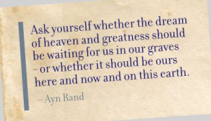Yourself Whether the Dream of Heaven and Greatness should be waiting ...
